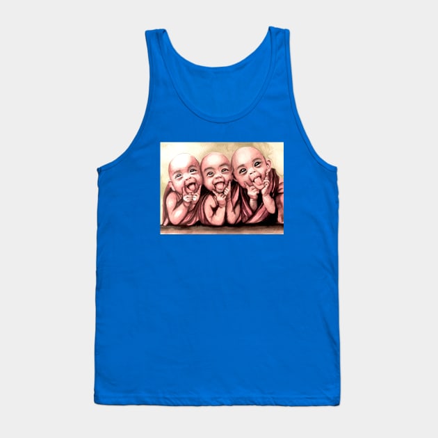 Happiest kids Tank Top by The artist of light in the darkness 